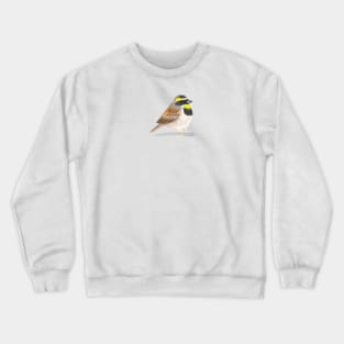 Yellow Throated Bunting Bird Crewneck Sweatshirt